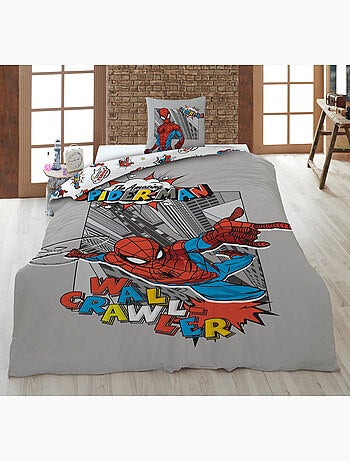Biancheria Letto Bambino Spider-Man Marvel 140x200 cm + Federa 65x65 cm 100% Cotone