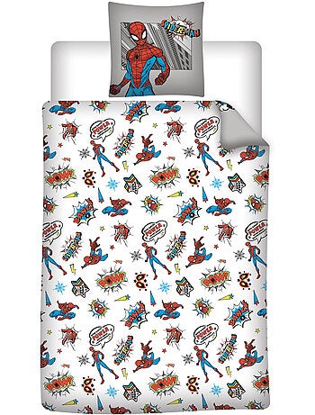 Biancheria Letto Bambino Spider-Man Marvel 140x200 cm + Federa 65x65 cm 100% Cotone