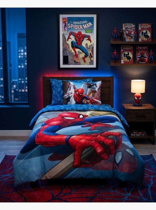 Biancheria Letto Bambino Spider-Man Marvel 140x200 cm + Federa 65x65 cm 100% Cotone - Kiabi