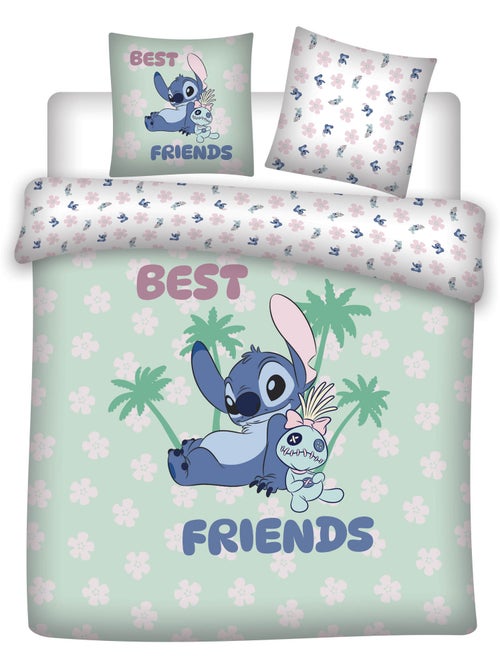 Biancheria Letto Stitch Disney 200x200 cm + 2 Federe 65x65 cm Cotone-Poliestere - Kiabi