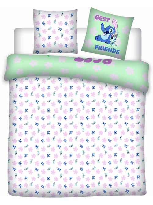 Biancheria Letto Stitch Disney 200x200 cm + 2 Federe 65x65 cm Cotone-Poliestere - Kiabi