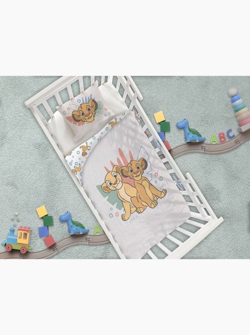 Biancheria Neonato Disney Il Re Leone 100x140cm + Federa 40x60cm – Simba & Nala – 100% Cotone – Lice - Kiabi Biancheria Neonato Disney Il Re Leone 100x140cm + Federa 40x60cm – Simba & Nala – 100% Cotone – Lice - Kiabi