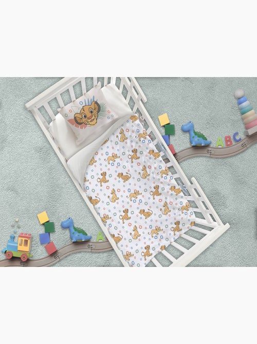 Biancheria Neonato Disney Il Re Leone 100x140cm + Federa 40x60cm – Simba & Nala – 100% Cotone – Lice - Kiabi Biancheria Neonato Disney Il Re Leone 100x140cm + Federa 40x60cm – Simba & Nala – 100% Cotone – Lice - Kiabi