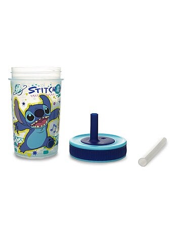 Bicchiere con cannuccia anti-perdite Disney Lilo & Stitch 420 ml senza BPA