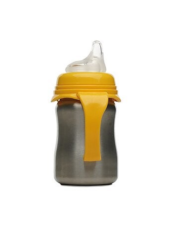 Tazza da apprendimento in acciaio inox 180 ml Thermobaby anti-perdita con beccuccio in silicone