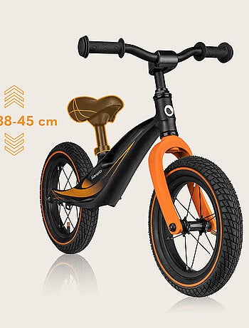 Bici da equilibrio ad aria LIONELO Bart - Bici per bambini - Fino a 30 kg - Leggera - Manubrio e sed