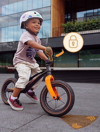 Bici da equilibrio ad aria LIONELO Bart - Bici per bambini - Fino a 30 kg - Leggera - Manubrio e sed