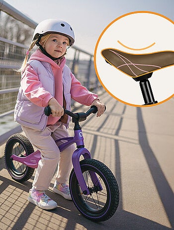 Bici da equilibrio ad aria LIONELO Bart - Bici per bambini - Fino a 30 kg - Leggera - Manubrio e sed