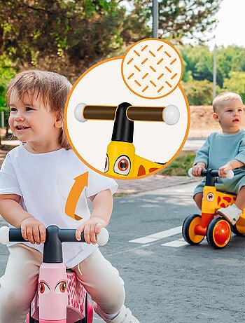 Bici da equilibrio LIONELO Sammy - Bicicletta per bambini - 4 ruote - Ergonomica - Impugnature morbi