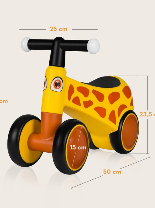Bici da equilibrio LIONELO Sammy - Bicicletta per bambini - 4 ruote - Ergonomica - Impugnature morbi - Kiabi