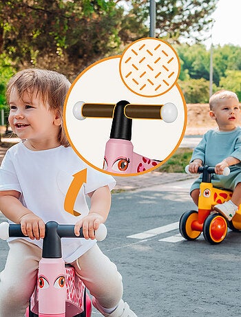 Bici da equilibrio LIONELO Sammy - Bicicletta per bambini - 4 ruote - Ergonomica - Impugnature morbi