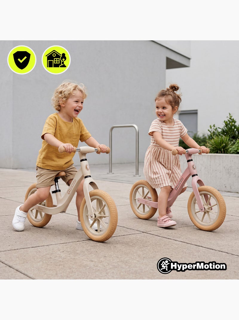 Bici senza pedali HyperMotion Bloom 12 pollici Beige - Kiabi