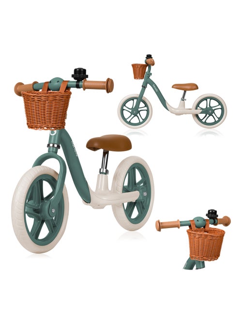 Bici senza pedali LIONELO Alex Plus - Leggera - Sella comoda - Regolabile - Cestino e campanello inc - Kiabi