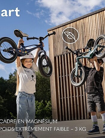 Bici senza pedali LIONELO Bart - Bici per bambini - Fino a 30 kg - Leggera - Manubrio e sedile regol
