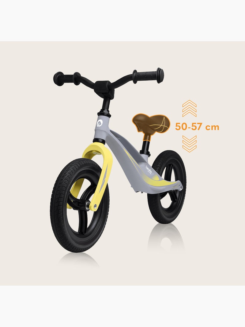 Bici senza pedali Lionelo Bart Tour per bambini dai 2 anni in su, fino a 30 kg, telaio in magnesio, Grigio - Kiabi