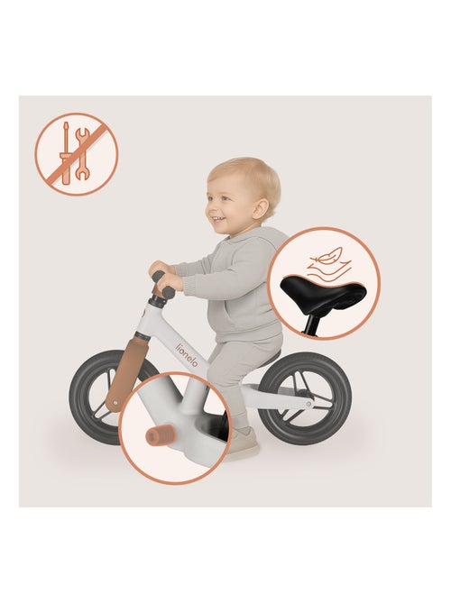 Bici senza pedali LIONELO Toni - Bici per bambini - Leggera - Dai 18 mesi - Manubrio e sedile regola - Kiabi