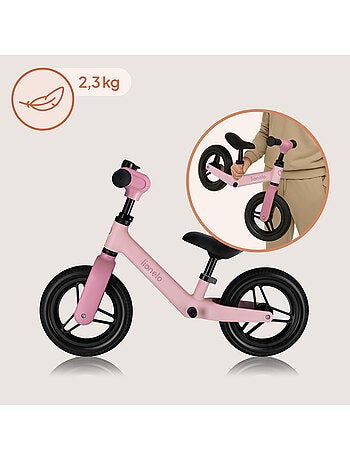 Bici senza pedali LIONELO Toni - Bici per bambini - Leggera - Dai 18 mesi - Manubrio e sedile regola