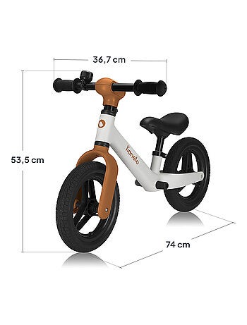 Bici senza pedali LIONELO Toni con casco - Dai 18 mesi - Bici per bambini - Leggera