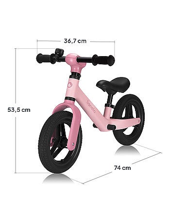 Bici senza pedali LIONELO Toni con casco - Dai 18 mesi - Bici per bambini - Leggera