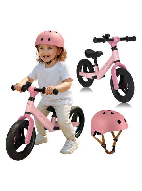 Bici senza pedali LIONELO Toni con casco - Dai 18 mesi - Bici per bambini - Leggera - Kiabi