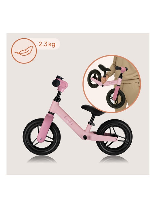 Bici senza pedali LIONELO Toni con casco - Dai 18 mesi - Bici per bambini - Leggera - Kiabi