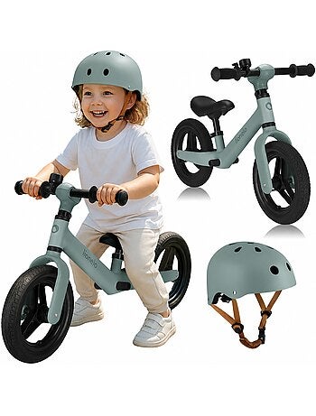 Bici senza pedali LIONELO Toni con casco - Dai 18 mesi - Bici per bambini - Leggera