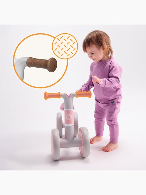 Bici senza pedali LIONELO Villy - Bicicletta per bambini - 4 ruote - Sospensione anteriore - Sedile - Kiabi