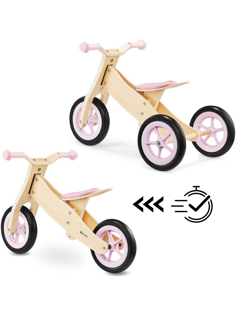 Bicicletta evolutiva in legno percy 2 in 1 – triciclo e balance bike 18 mesi+ N/D - Kiabi