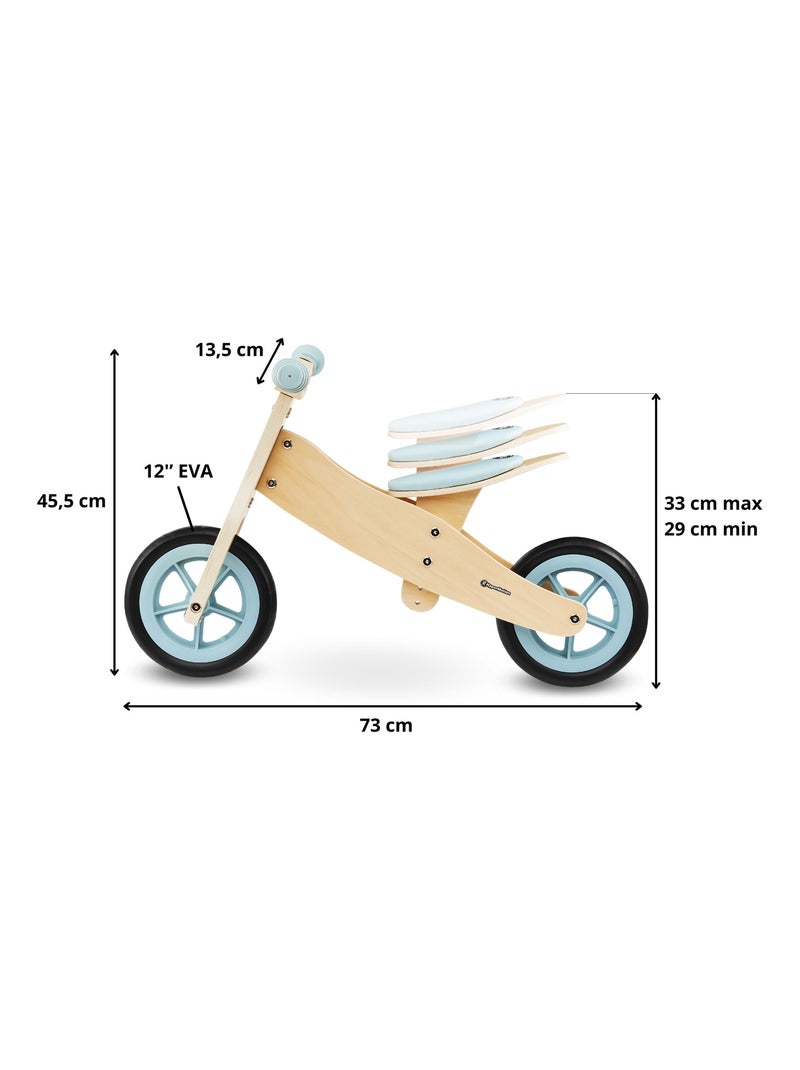 Bicicletta evolutiva in legno percy 2 in 1 – triciclo e balance bike 18 mesi+ N/D - Kiabi