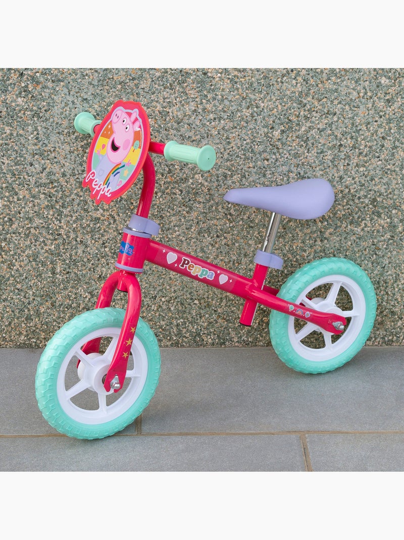 Bicicletta peppa pig senza pedali e regolabile in altezza max. 20 kg N/D - Kiabi