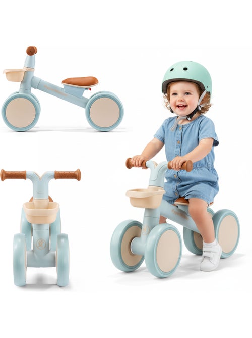 Bicicletta senza pedali bambini 12-36 mesi TOBI MINI HyperMotion a 4 ruote con cestino - Kiabi