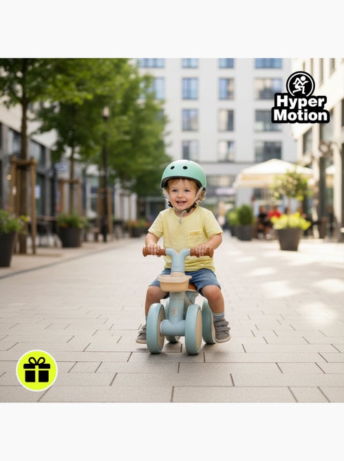 Bicicletta senza pedali bambini 12-36 mesi TOBI MINI HyperMotion a 4 ruote con cestino - Kiabi