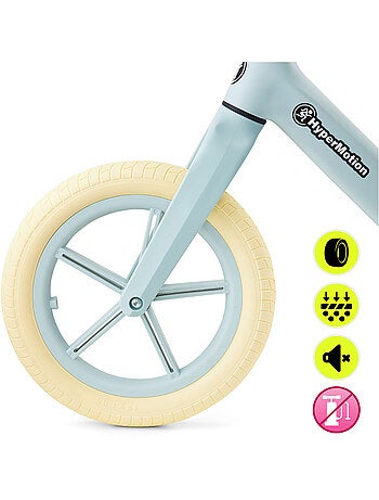 Bicicletta senza pedali HyperMotion Marcelo verde per bambini 18 mesi leggera e regolabile