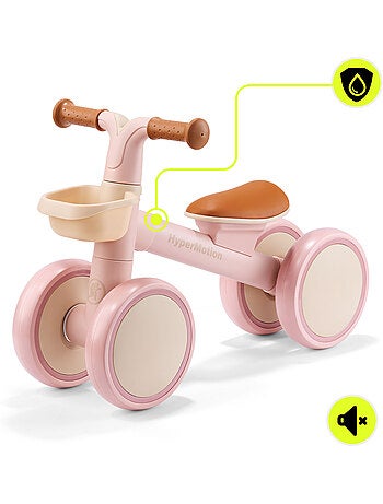 Bicicletta senza pedali per bambini 12-36 mesi TOBI MINI HyperMotion a 4 ruote con cestino
