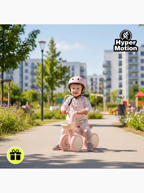 Bicicletta senza pedali per bambini 12-36 mesi TOBI MINI HyperMotion a 4 ruote con cestino - Kiabi