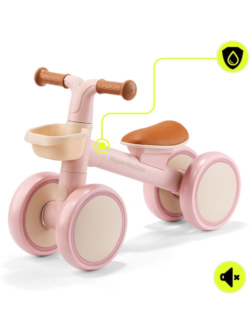 Bicicletta senza pedali per bambini 12-36 mesi TOBI MINI HyperMotion a 4 ruote con cestino - Kiabi