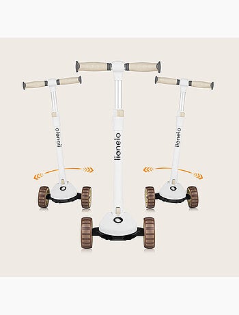 Bici/monopattino senza pedali LIONELO Franky - Ruote luminose - Fino a 50 kg - Cestino