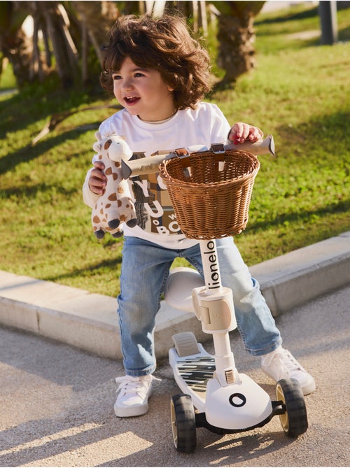 Bici/monopattino senza pedali LIONELO Franky - Ruote luminose - Fino a 50 kg - Cestino - Kiabi