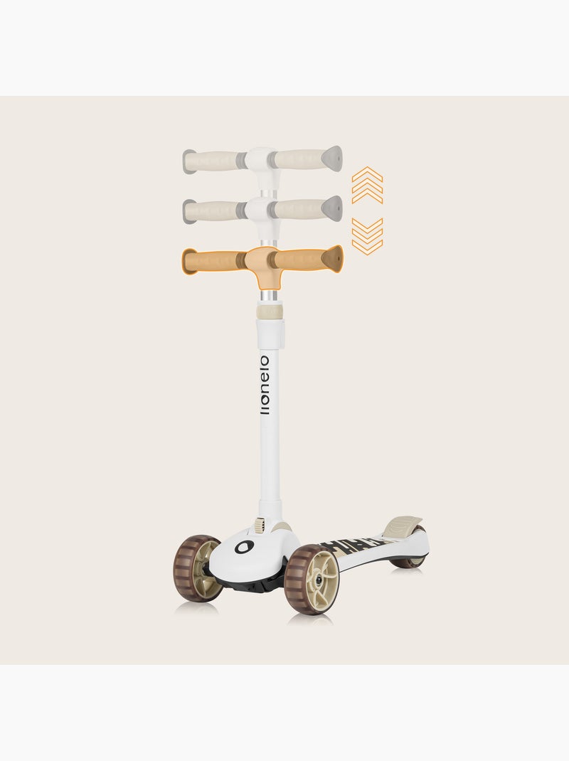 Bici/monopattino senza pedali LIONELO Franky - Ruote luminose - Fino a 50 kg - Cestino Beige - Kiabi