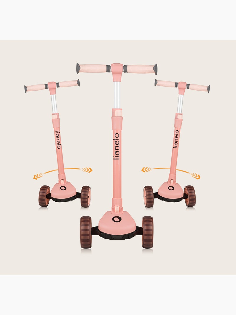 Bici/monopattino senza pedali LIONELO Franky - Ruote luminose - Fino a 50 kg - Cestino Rosa - Kiabi