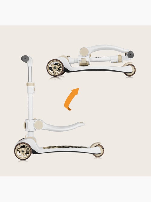 Bici/monopattino senza pedali LIONELO Franky e casco - Ruote luminose - Fino a 50 kg - Cestino - Kiabi