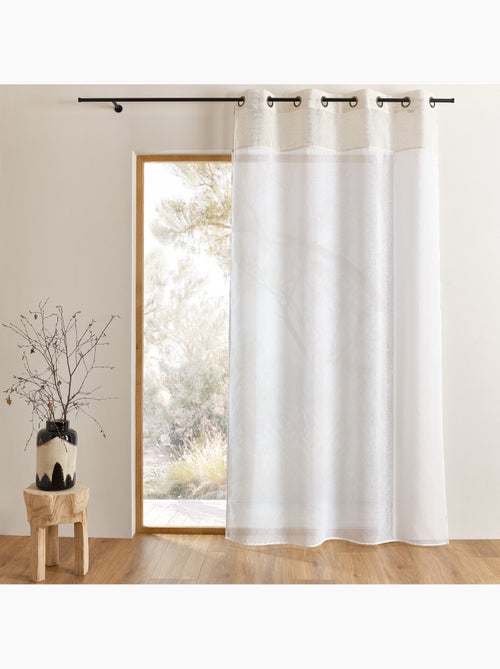 Bicolore chiaro e trasparente con occhielli - Kiabi