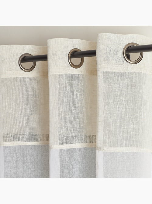 Bicolore chiaro e trasparente con occhielli - Kiabi