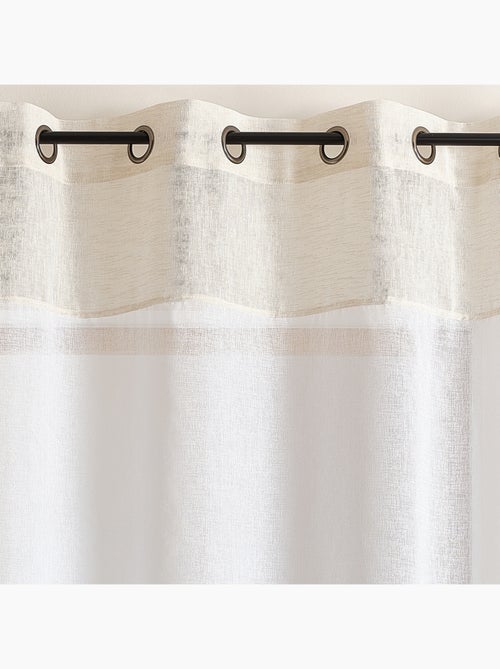 Bicolore chiaro e trasparente con occhielli - Kiabi