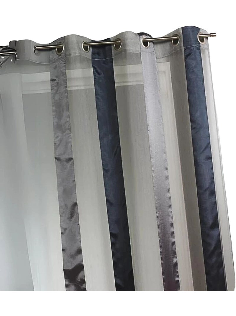 Bicolore con strisce verticali Grigio chiaro - Kiabi