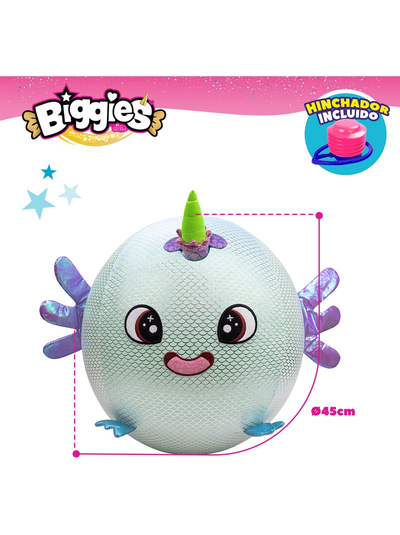 Biggies xxl giocattolo gonfiabile coccoloso salamandra lucido Grigio - Kiabi