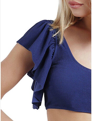 Bikini asimmetrico ADMAS con struttura a balze per donna