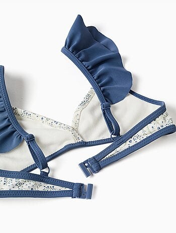 Bikini con motivo floreale e volant You&Me