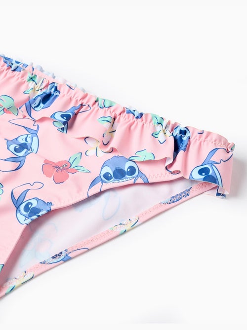 Bikini con motivo Stitch e volant - Kiabi