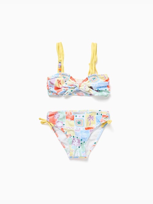 Bikini con stampa e perline - Kiabi